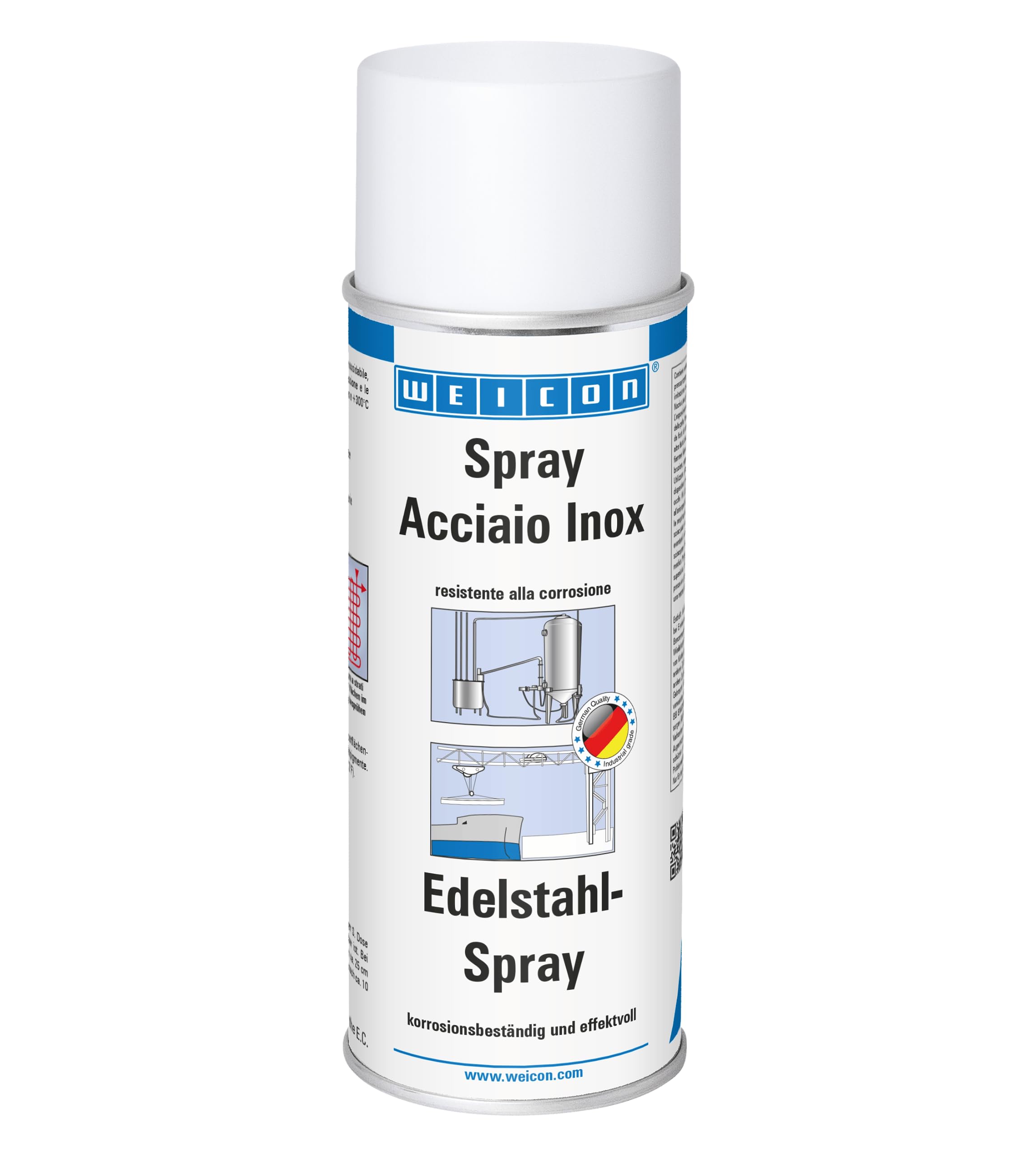 WEICON Spray Acciaio Inox 400ml - rivestimento superficiale resistente alla corrosione
