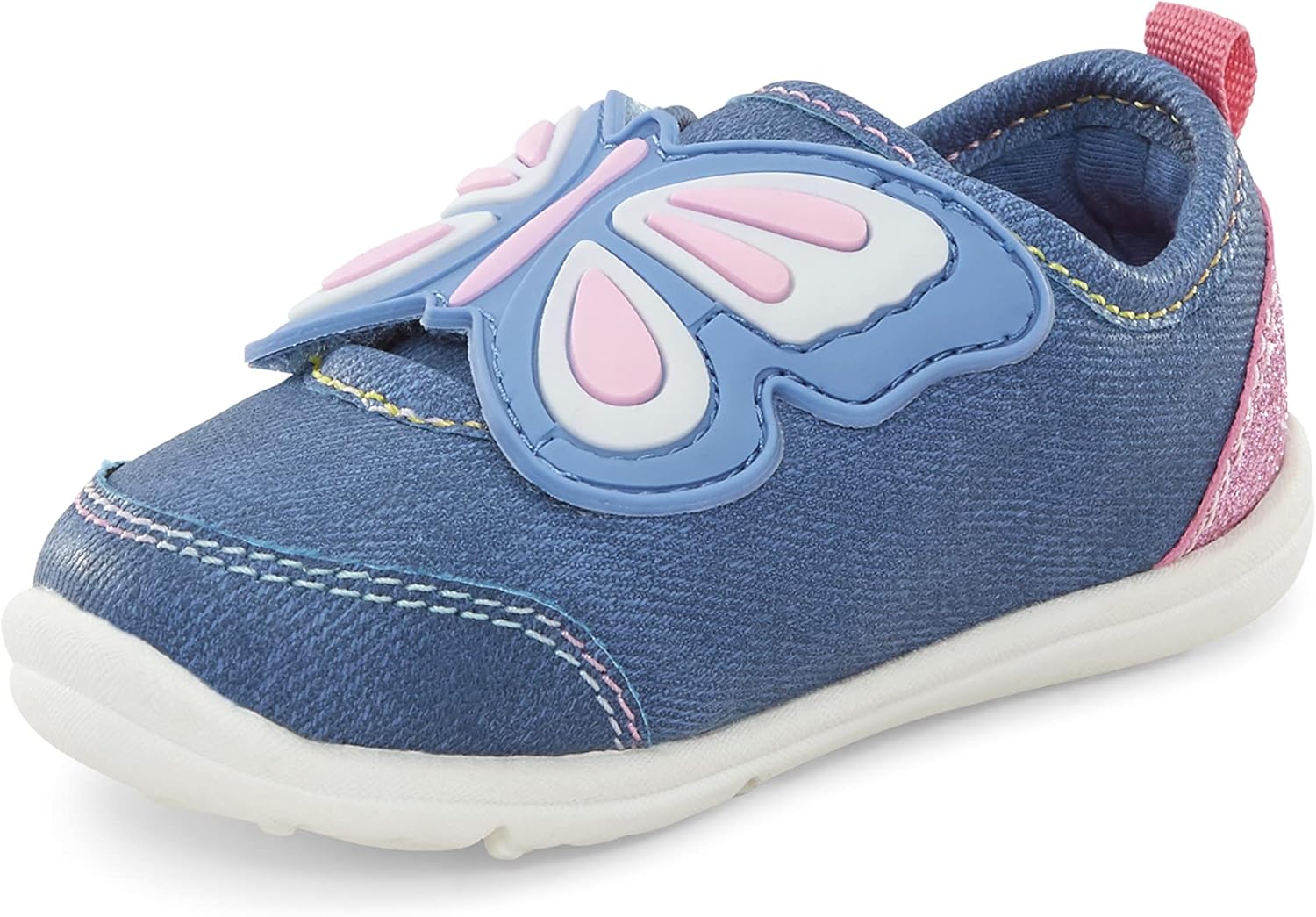 Carter's Every Step Girls Ladonna2 Sneaker, Blue, 4.5 Toddler