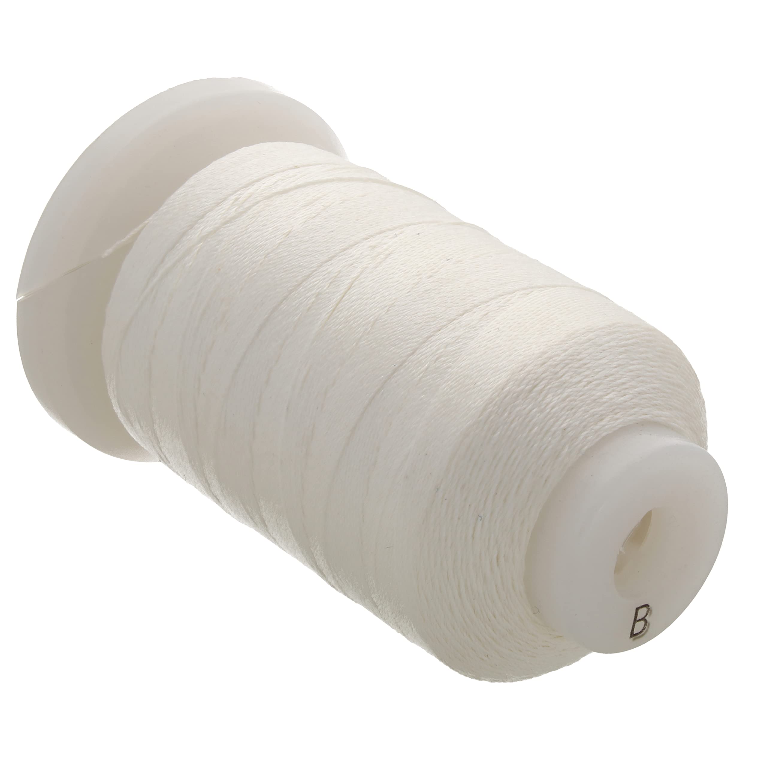 The Beadsmith White Pure Silk Cord – Size B (0.203 Mm/0.008”), 390 Yards (1170 Ft), 1/2-Ounce Spool