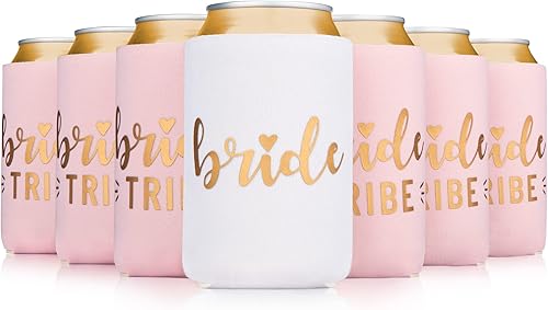 Vista 7 de Prazoli - Enfriadores de latas de despedida de soltera, delgado (12), regalos y decoraciones para fiestas de novia, accesorios