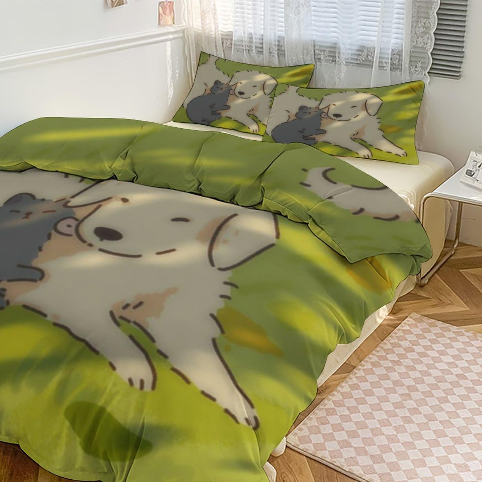 Amazon｜モフ-サンド Mofusand 布団カバー3点セット シングル シーツ