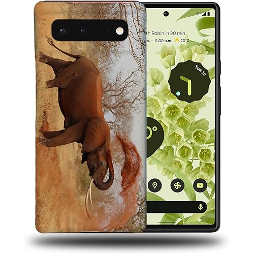 African Elephant Play with Dirt Phone CASE Cover for Google Pixel 6