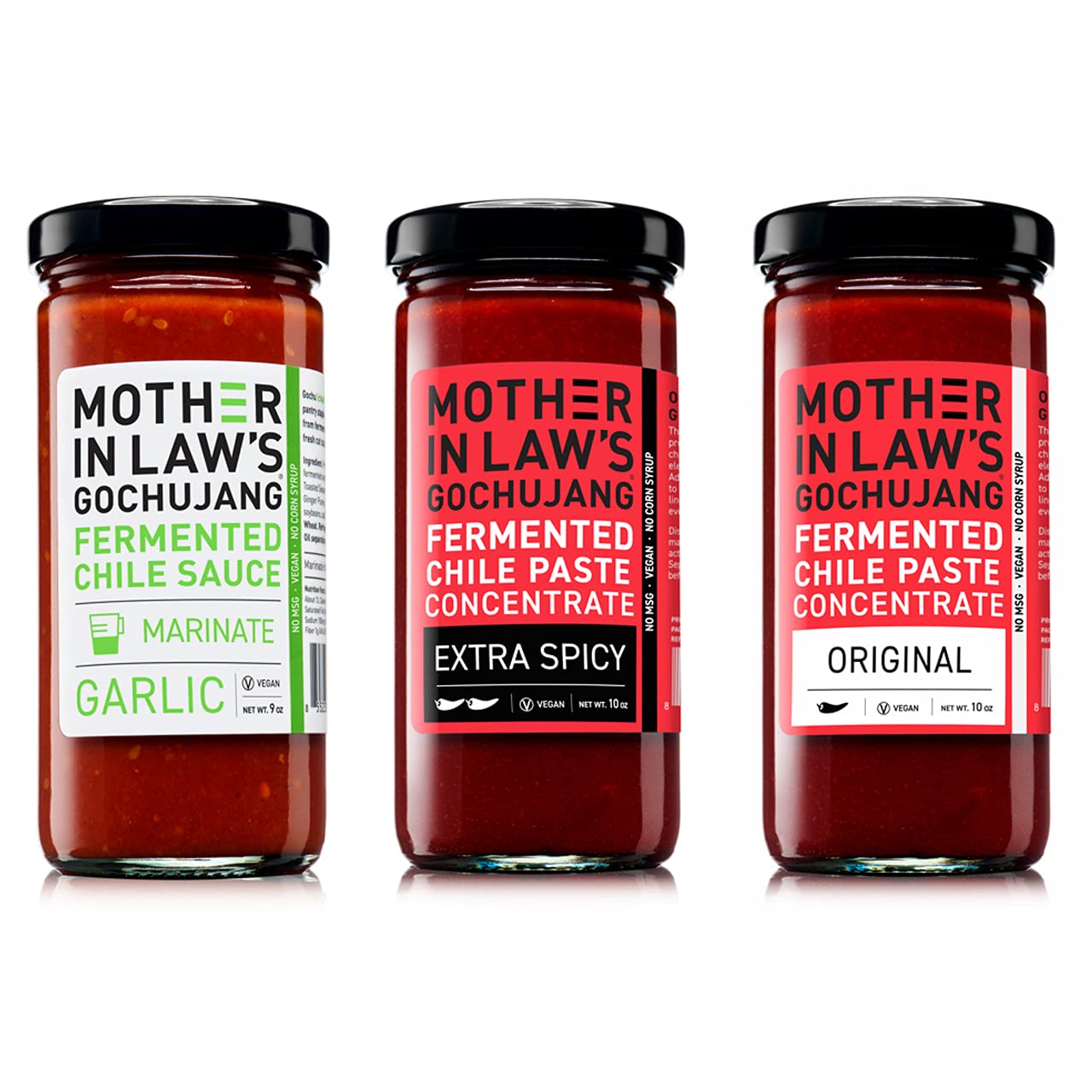 Buy MotherinLaw’s Gochujang Fermented Chile Paste Variety Pack 1