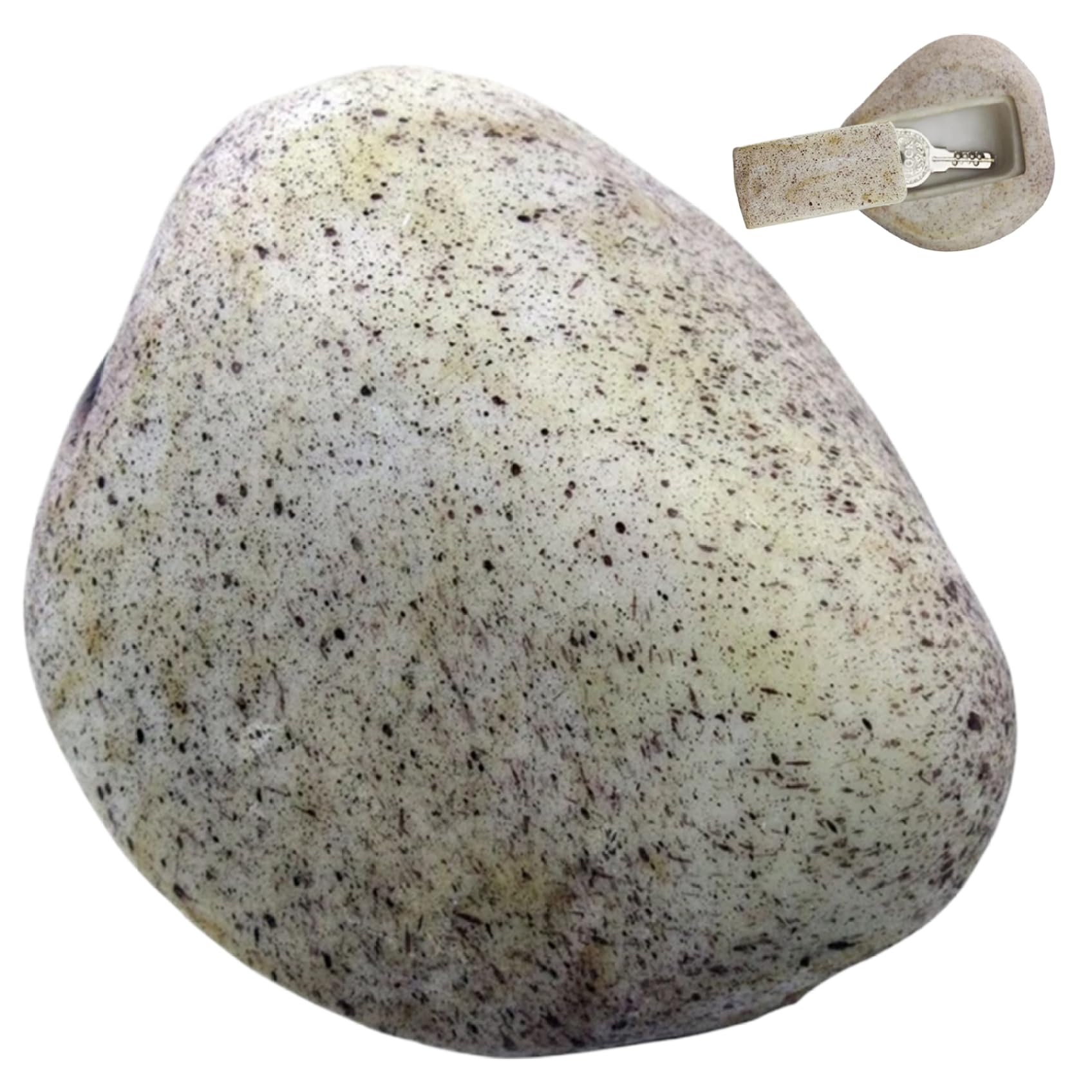 Hide a Key Outside Resin Rock Key Hider Outside Waterproof Simulation Rock Hider Outdoor for Garden, Geocaching, Yard Safe StyleA.