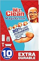 Mr. Clean Magic Eraser Extra Durable Sponge 10ct - 4X Stronger All-Purpose Cleaner for Walls, Kitchen, Bath & Sneakers