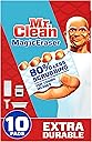 Mr. Clean Magic Eraser, Extra Durable, Multi Purpose Cleaner, Shoe, Bathroom, Shower, and Car Window and Windshield Cleaner, Cleaning Pads, 10 Count