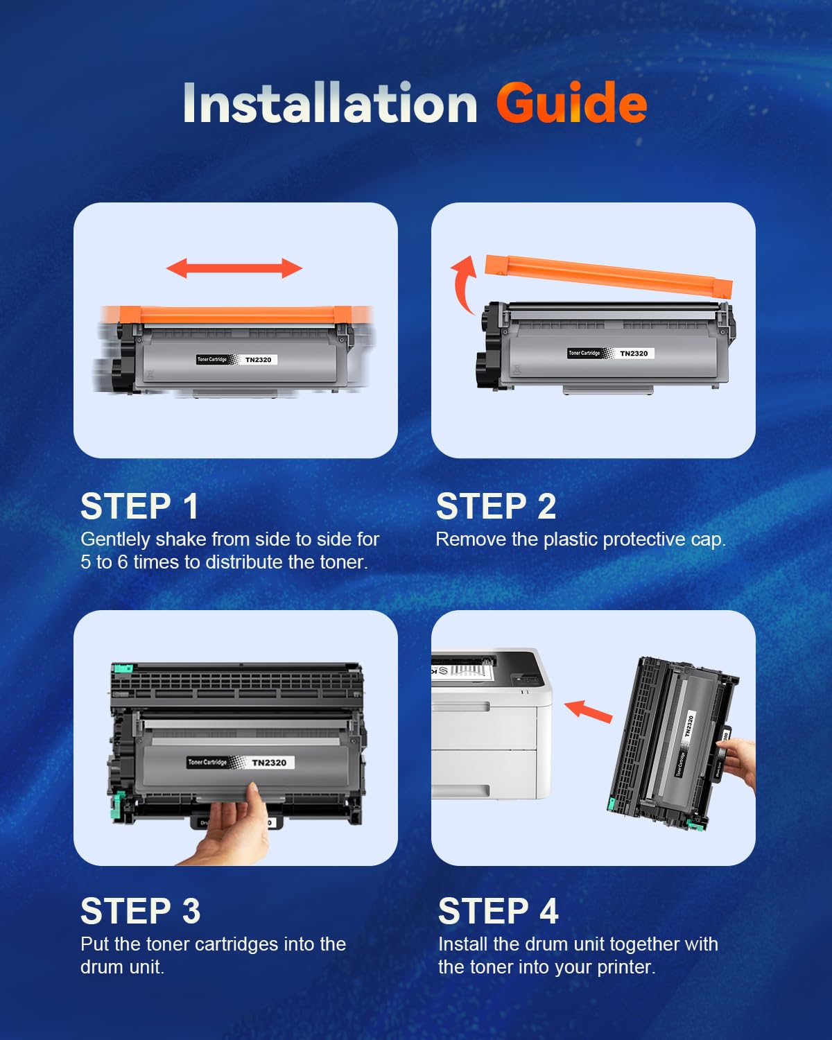 TN2320 Toner + DR2300 Tamburo compatibile con Brother TN2310 Toner DR-2300 Tamburo per Brother MFC-L2700DW MFC-L2700DN MFC-L2720DW MFC-L2740DW HL-L2340DW HL-L2300D HL-L2360DN DCP-L2520DW DCP-L2500D