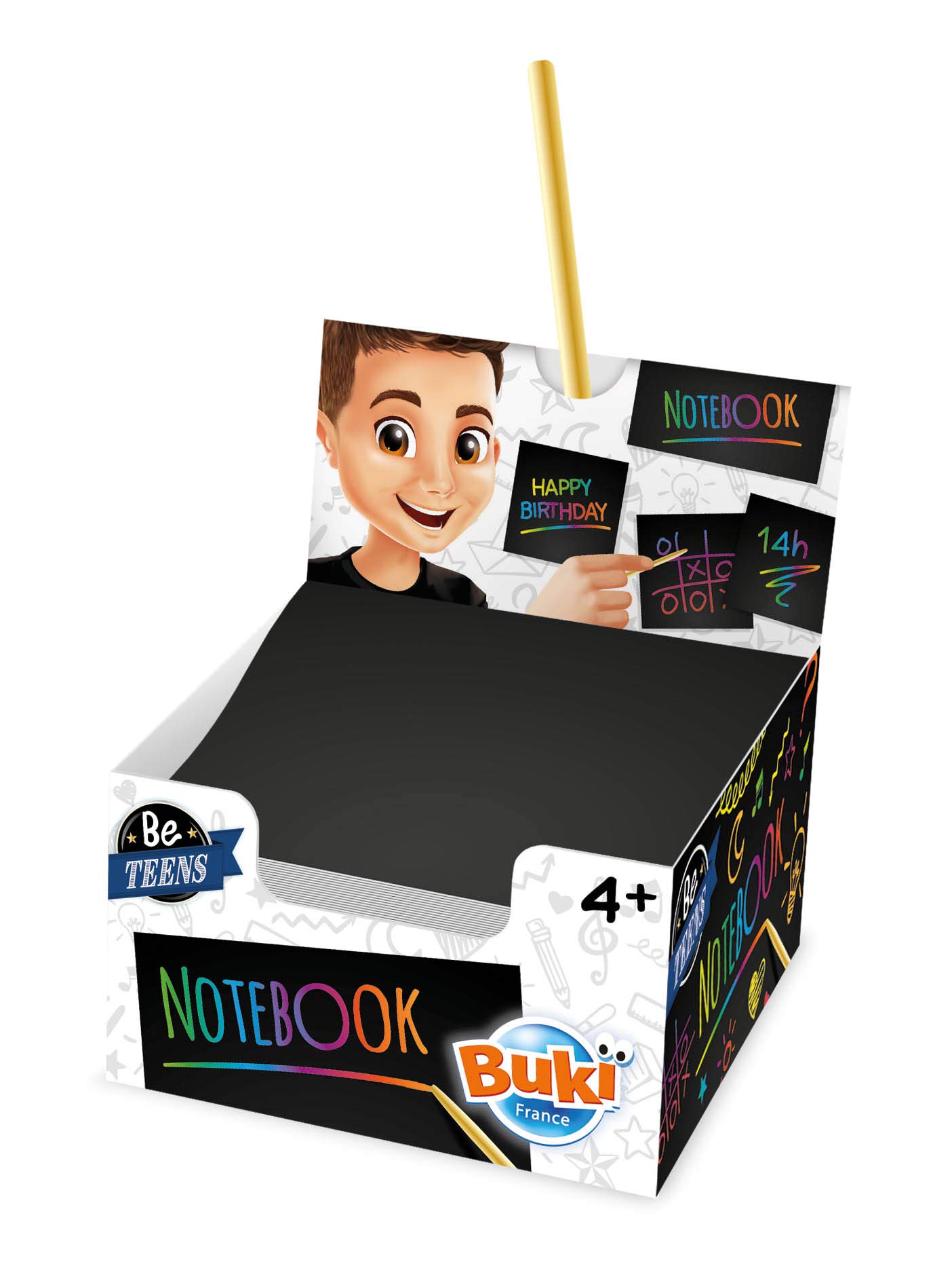 Buki NB001 Scratch Notebook