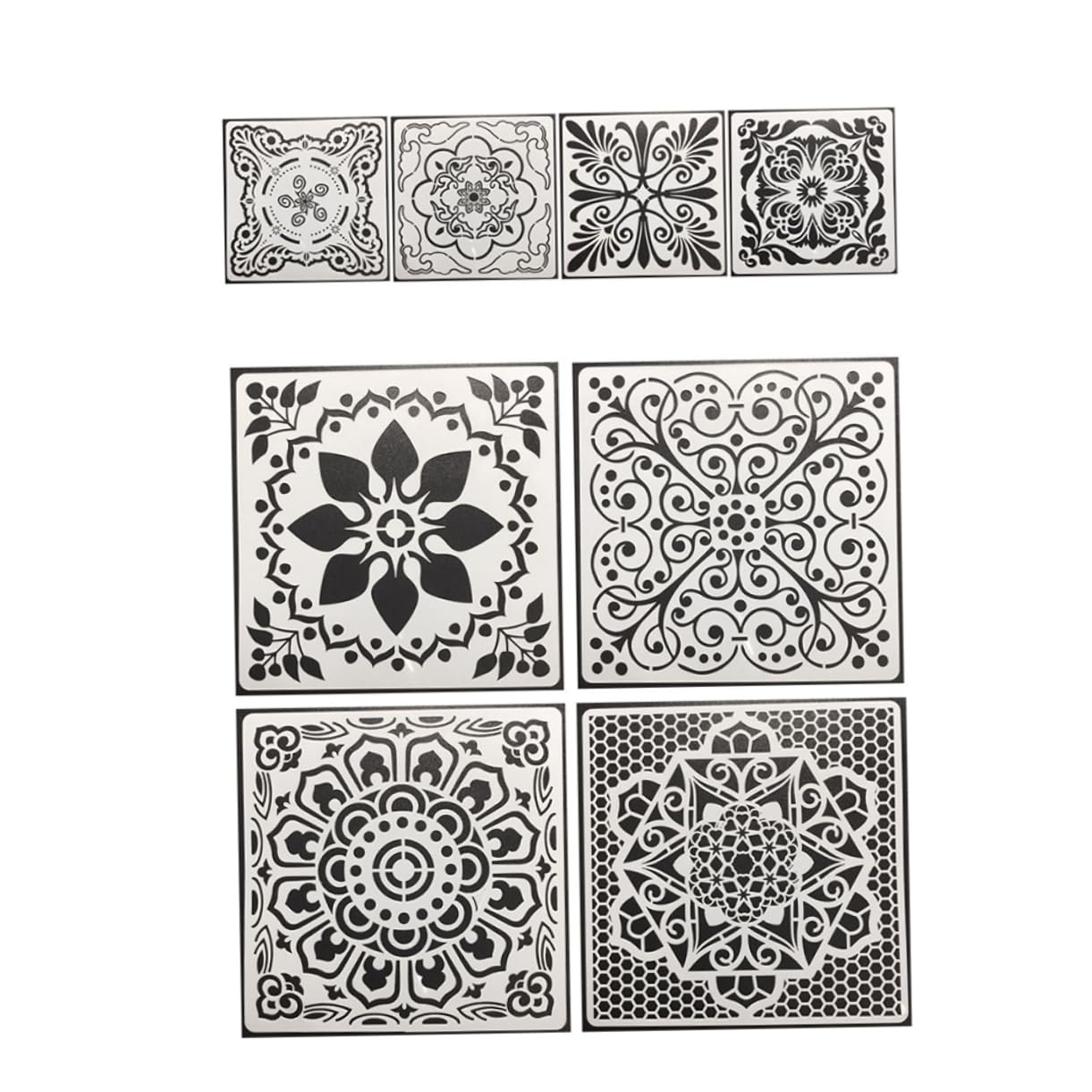 Operitacx 36piezas Plantillas De Mandala Reutilizables Para Pintura y Dibujo Estampas De Decoración Diseño Creativo Para Manualidades y Proyectos De Arte