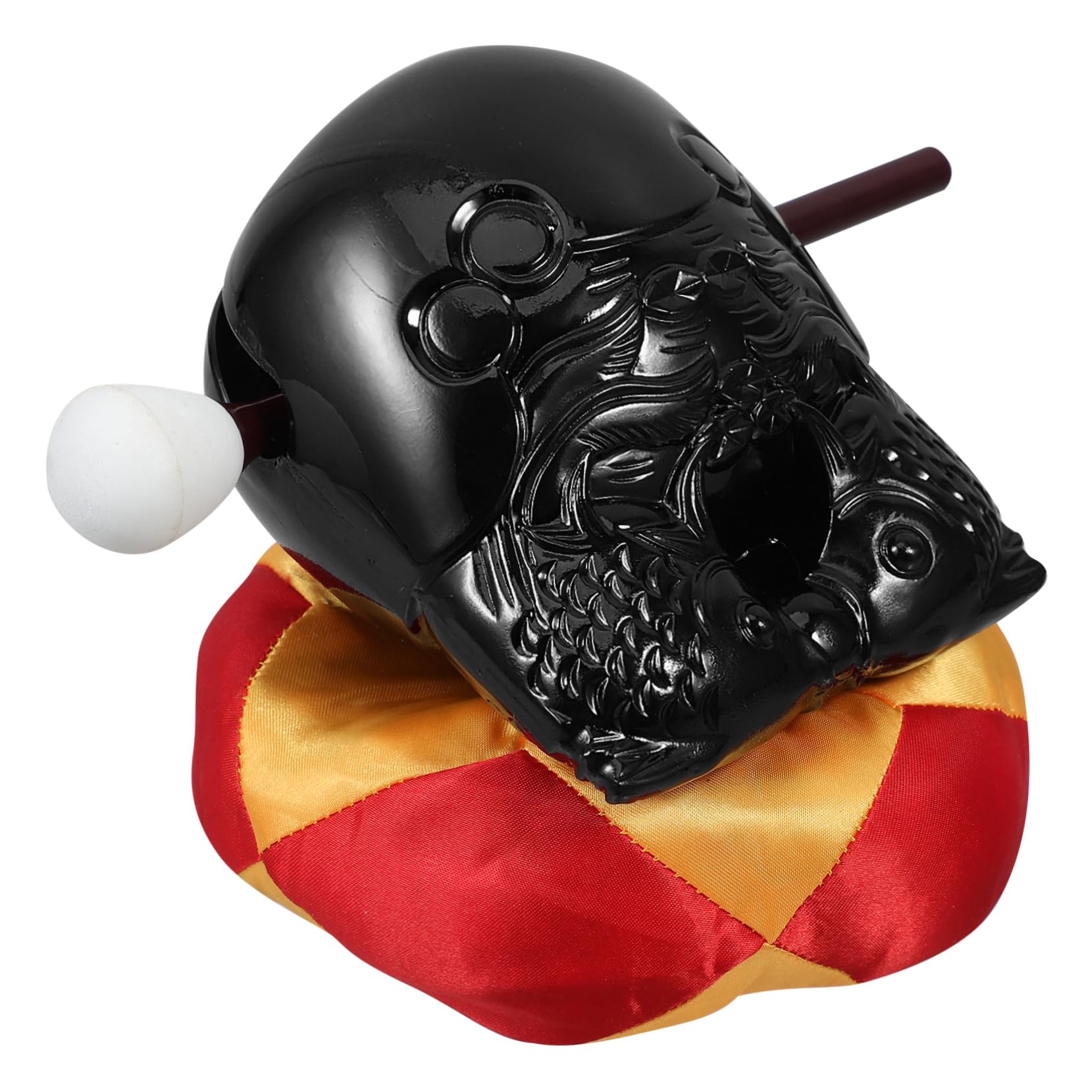 HOODANCOS 1 Set Buddha Temple Block Meditation Cushion Delicate Imitation Carving Muyu for Chanting and Meditation Comfortable and with Smooth Surface and Melodious Sound