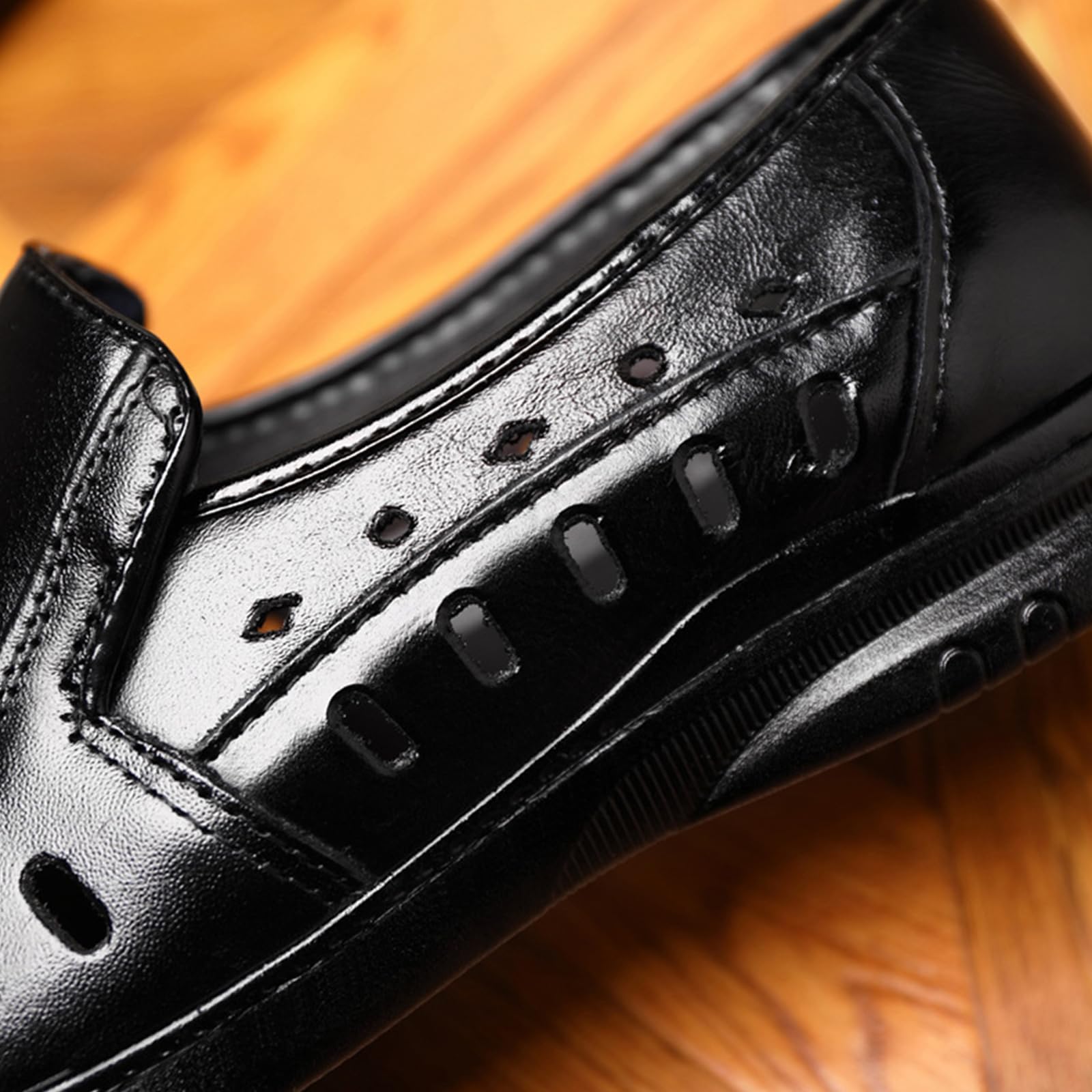 Mocassini da Uomo in Pelle Scarpe Eleganti | leggero, impermeabili, Traspirante, Oxford, Cerimonia, Formale, Business