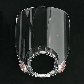 SJL Plastic Lens Replacement Part Lens Assembly for 6000 Series Full Facepiece Respirator PC HD Anti-Fog Washable