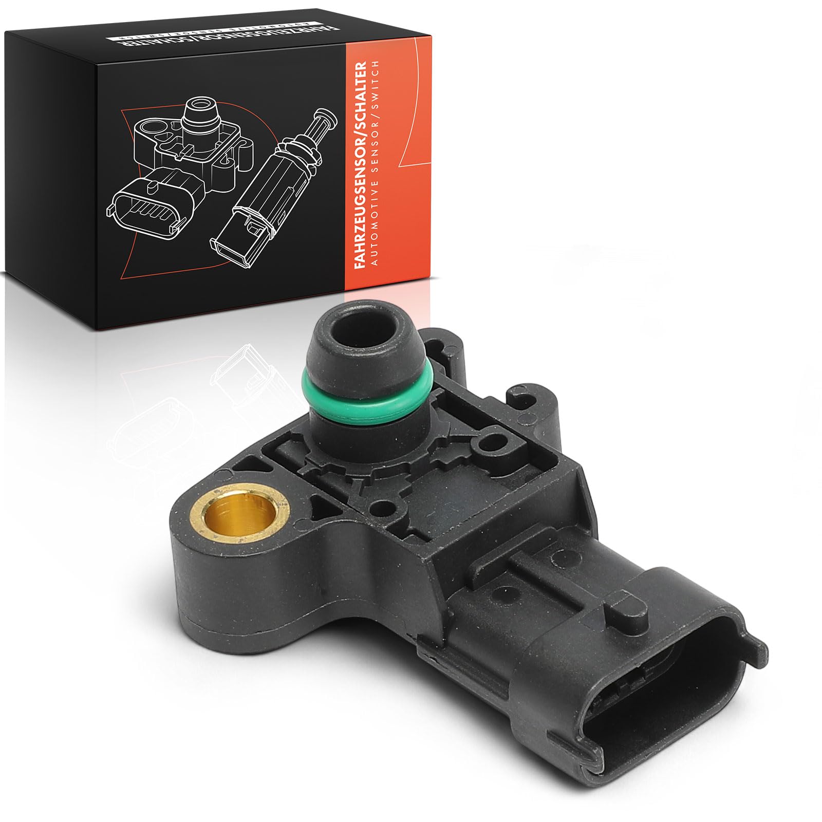 Frankberg Sensore pressione differenziale Pressione gas di scarico Compatibile con Mokka/Mokka X J13 Zafira Tourer C P12 Meriva B MPV S10 Adam M13 Astra J GTC Replace# 1238269