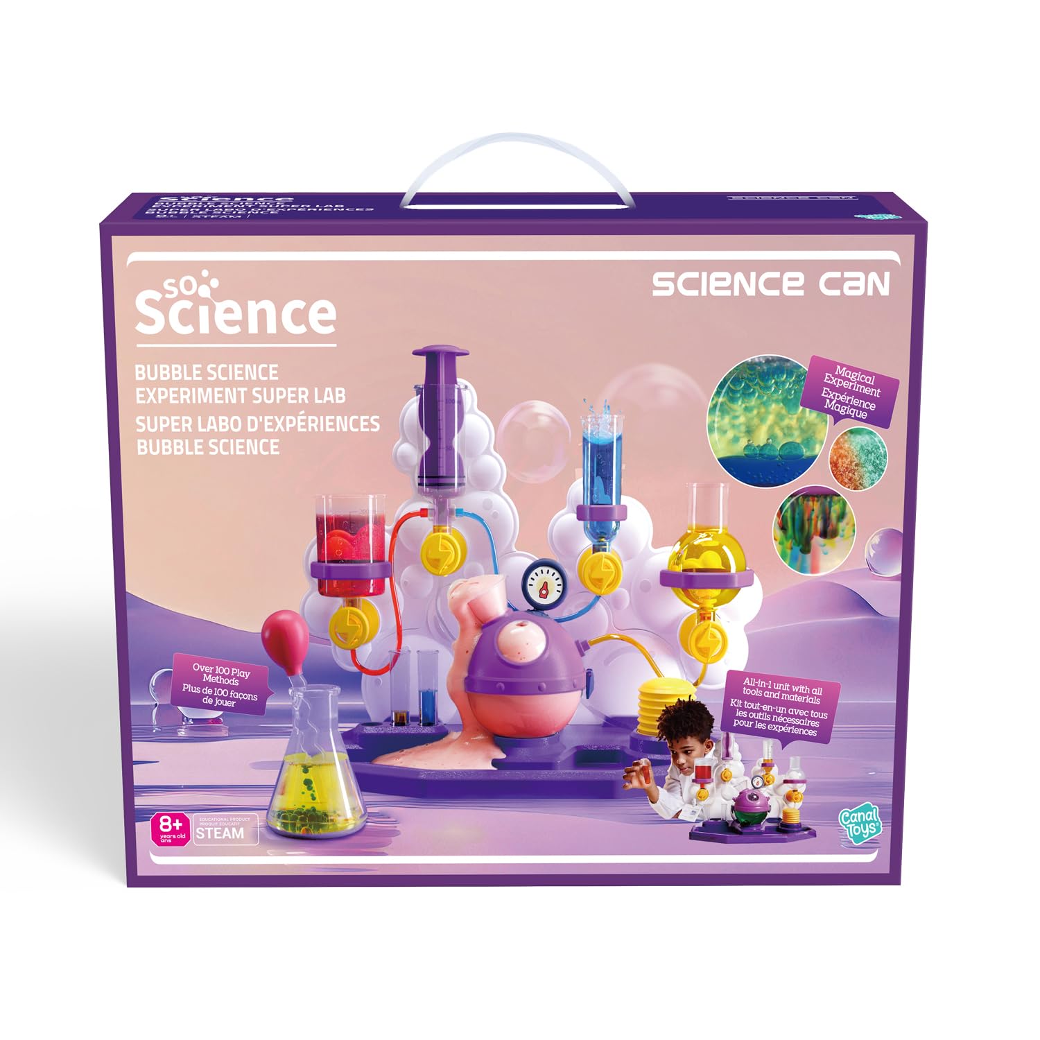 Canal Toys - So Science Super Labo Bubble Science – Kit Scientifique 8+ Ans