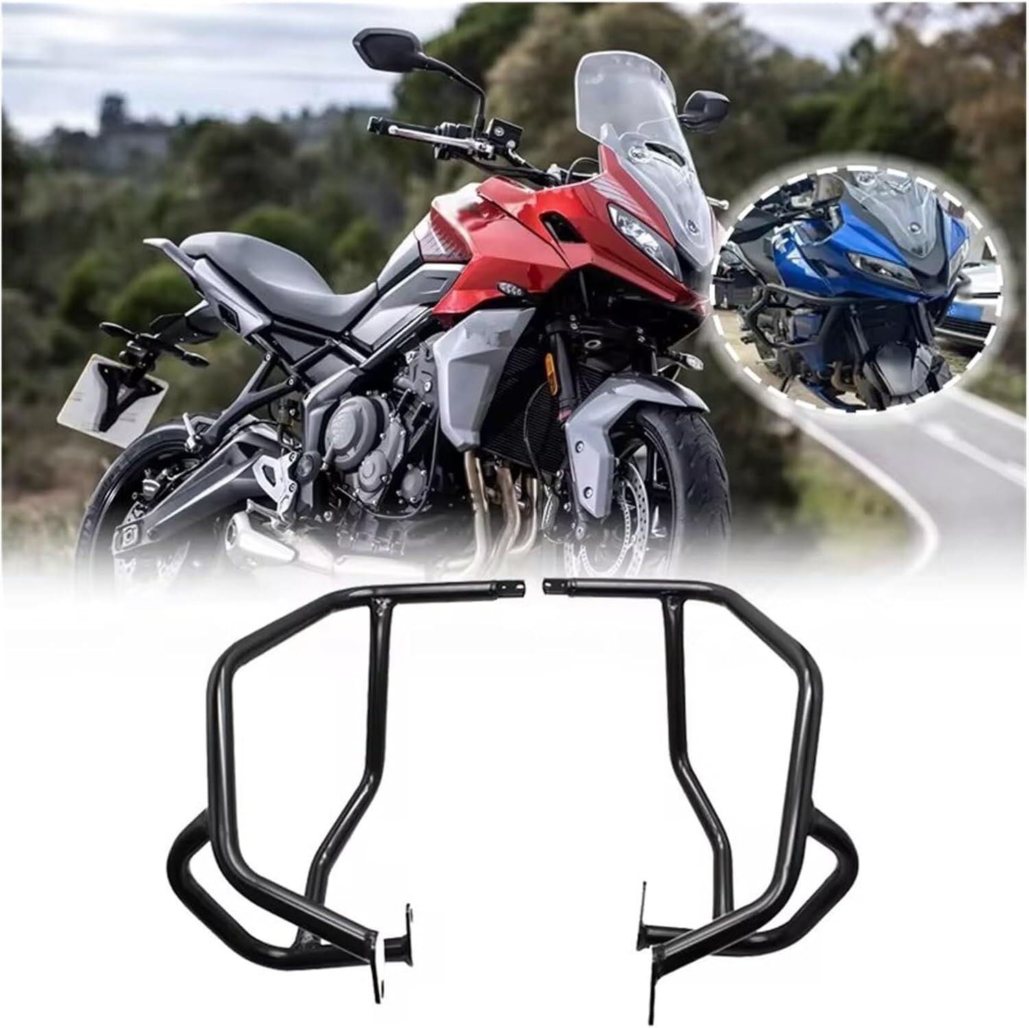 Barre protezione moto Telaio per barra di protezione per motocicletta per Triumph per Tiger per Sport 660 2022-2023 per