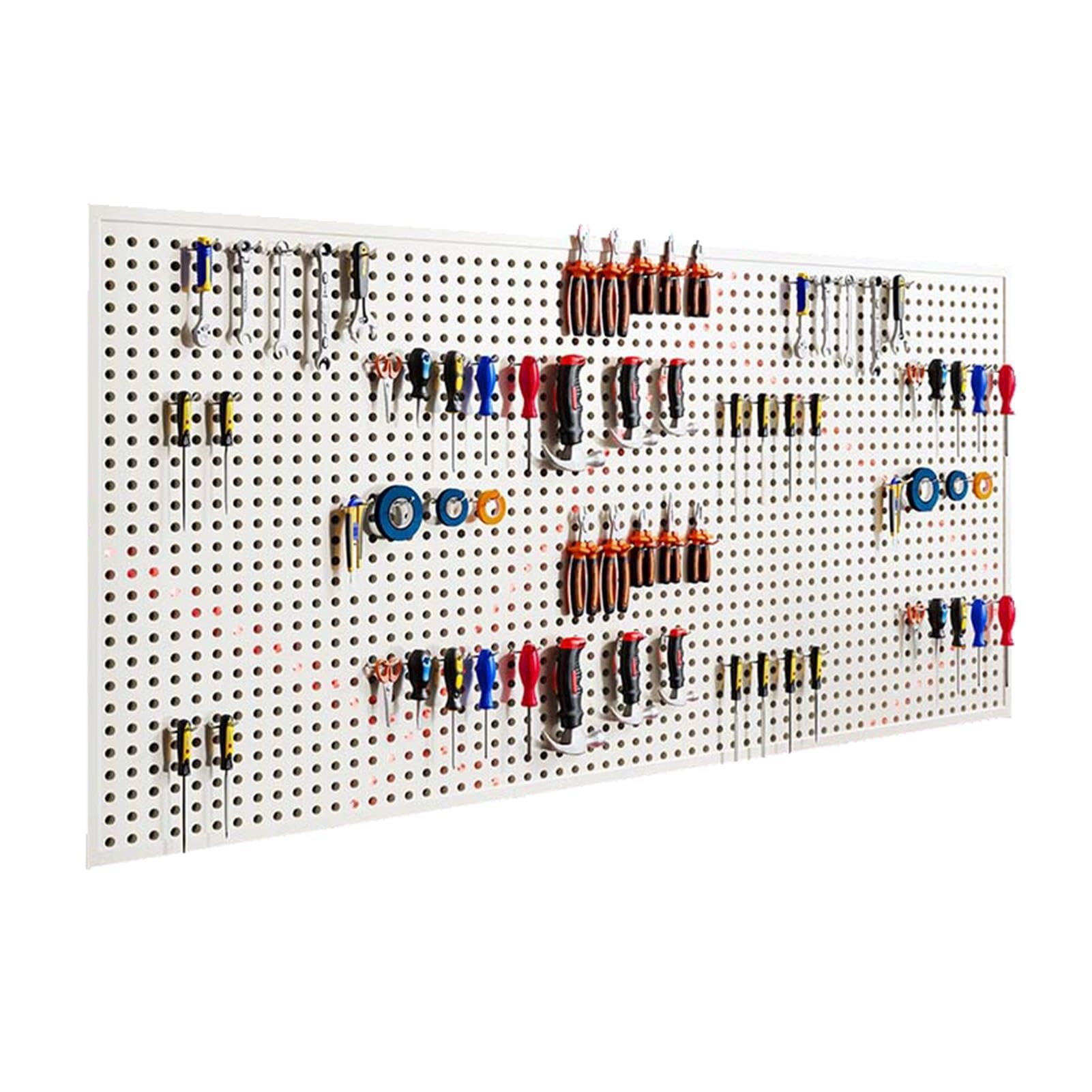 Pannello Forato da Parete Organizer con 40 Ganci