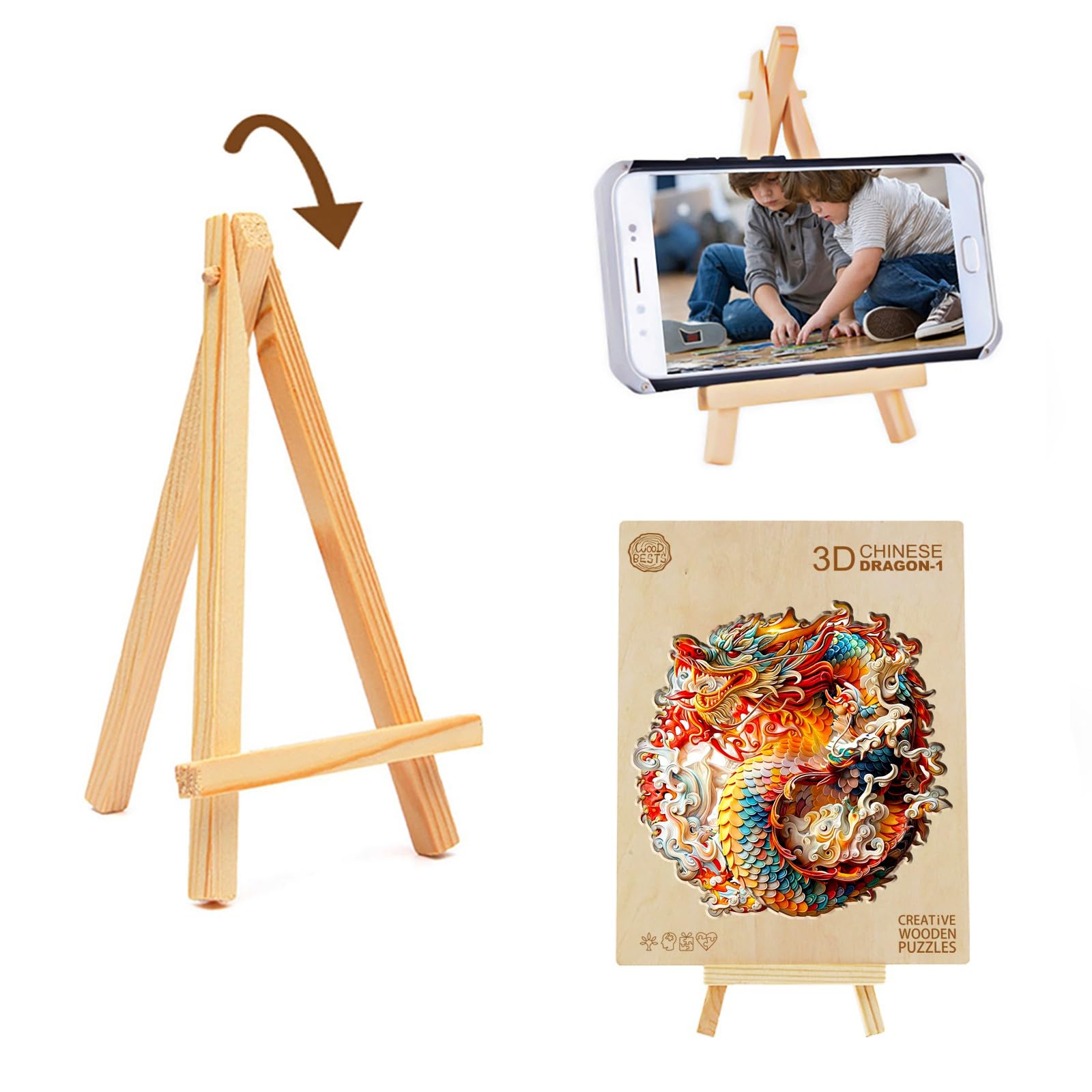 Rompicapi In Legno Adulto Codice 3D Effetti Visivi Forma Unica Rompicapi In Legno Adulto Sofisticato Regali Per Le Feste, Sfida Decorazione Domestica