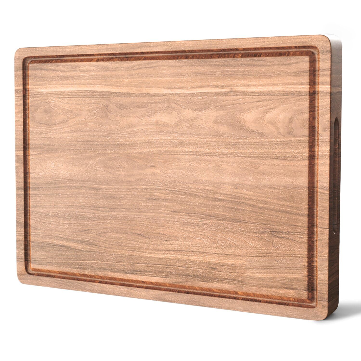 Tablas de cortar de madera de acacia XL, tabla de cortar de madera de 20 pulgadas