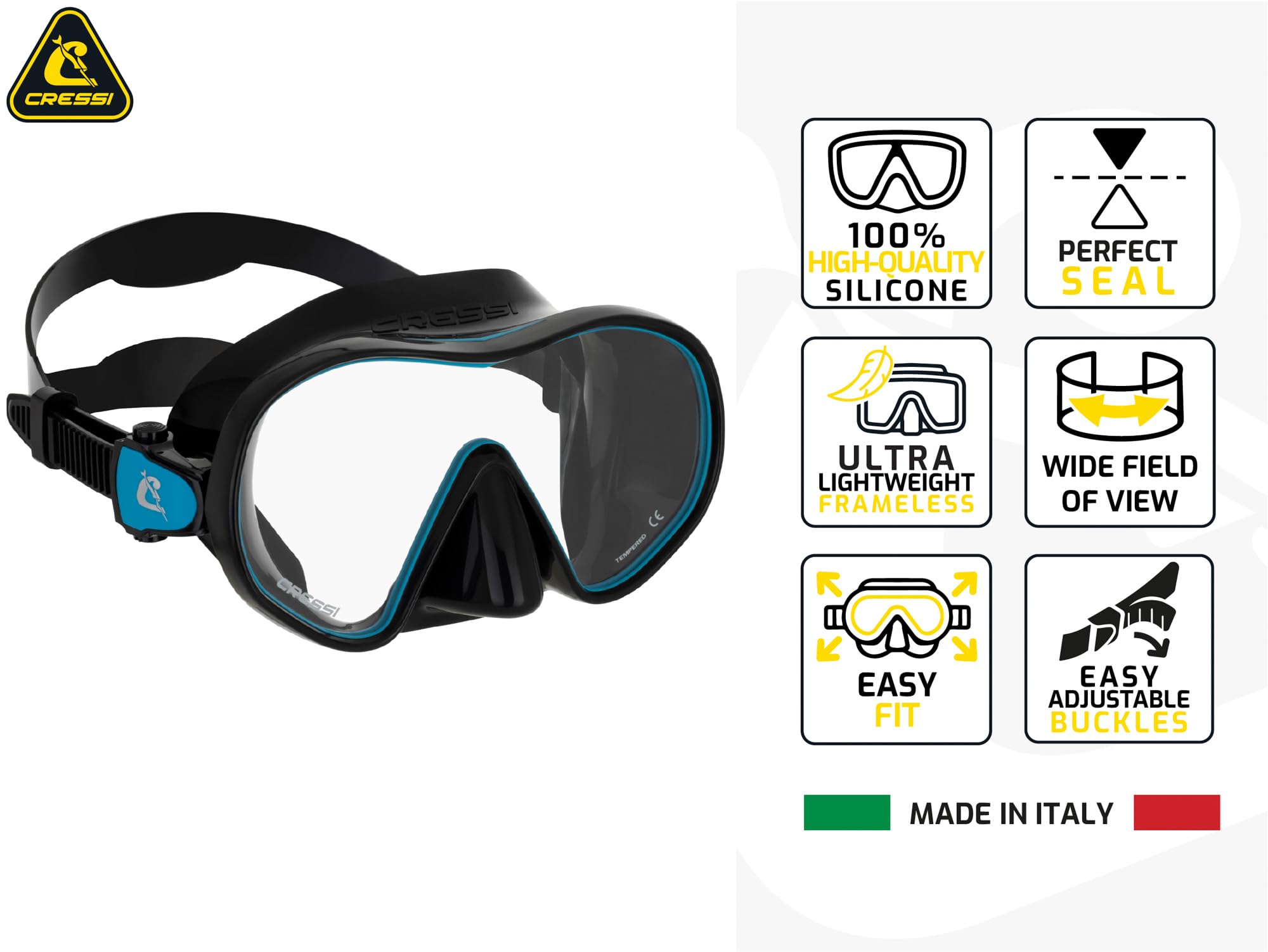 CRESSI F-Dual + Supernova Dry Combo – maska do nurkowania unisex F-Dual bez oprawek i na sucho do nurkowania z rurką i nurkowaniem z akwalungiem, kolor biały różowy/przezroczysty biały, jeden rozmiar