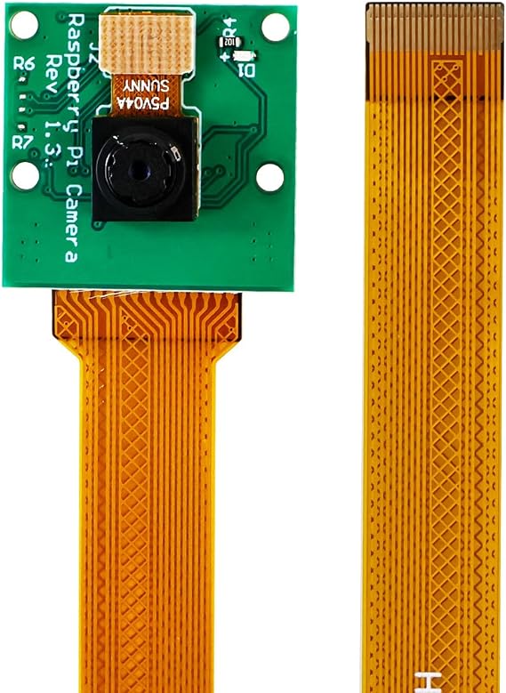 Yahboom Raspberry Pi 5 Camera Module Raspberry Pi Camera 5 Megapixel Raspberry Pi 5 Transparent Stent *1, Pi5 Wire *1, Compatible with Raspberry Pi 5