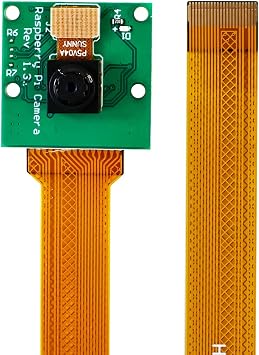Yahboom Raspberry Pi 5 Camera Module Raspberry Pi Camera 5 Megapixel Raspberry Pi 5 Transparent Stent *1, Pi5 Wire *1, Compatible with Raspberry Pi 5