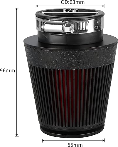 Miniatura 8 de NIBBI Filtro de aire de motocicleta de carreras, filtros de aire universales para motocross, limpiador de carburador de motocross