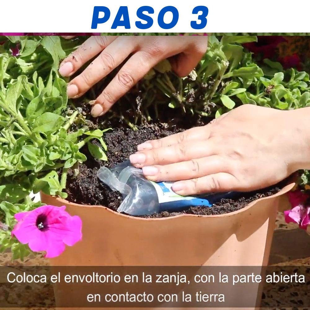 Aqua Control - Solid Water for Your Plants, Ideal for Watering During Your Holidays, Up to 30 Days Without Watering, 400ml, Pack of 12, Packaging May Vary