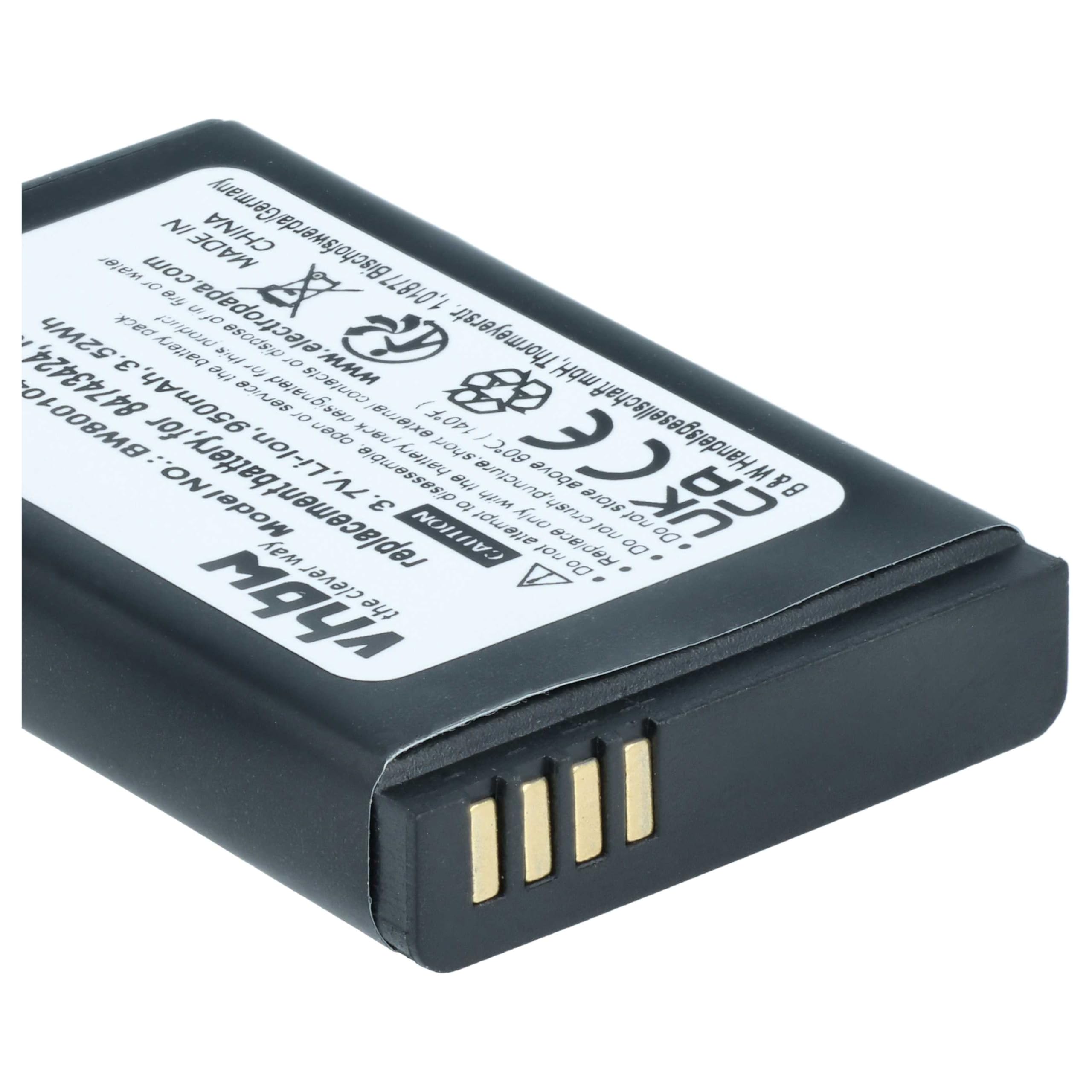 vhbw 5X batería reemplaza Polycom/Spectralink 84743424, 84743428, ICP73048 para teléfono Fijo o inalámbrico (950 mAh, 3,7 V, Li-Ion)