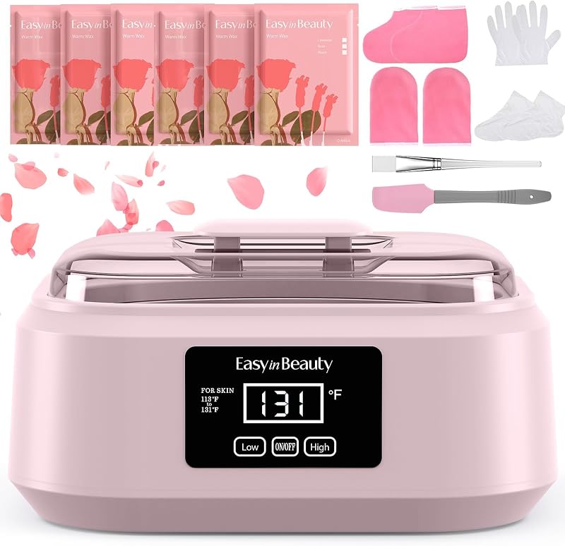 EASYINBEAUTY Paraffin Wax Machine for Hand and Feet with Paraffin Wax Kit