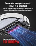 roborock S8 MaxV Ultra Aspirateur Robot avec 8-en-1 Station, Robot Aspirateur Laveur avec Brosse Latérale & DuoRoller Aspiration 10000 Pa, Auto-Nettoyage du Serpillière et de la Planche à Linge à 60℃ - 3