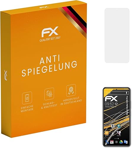 atFoliX Protector de pantalla compatible con Xiaomi Redmi K40 Pro película de protección de pantalla, antirreflectante y absorbente de golpes (3X)