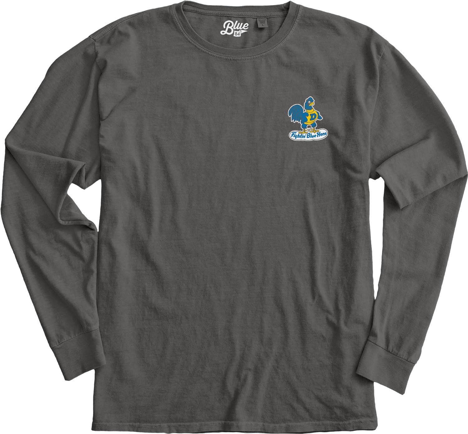 Blue 84 NCAA Officially Licensed Long Sleeve T-Shirt Ringspun Front/Back Retro Laurels