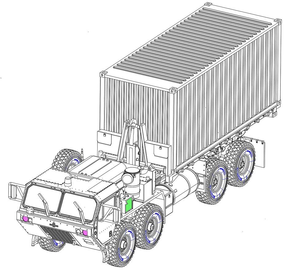 Trumpeter TP07175 1/72 - M1120 HEMTT Load Handing System (LHS)