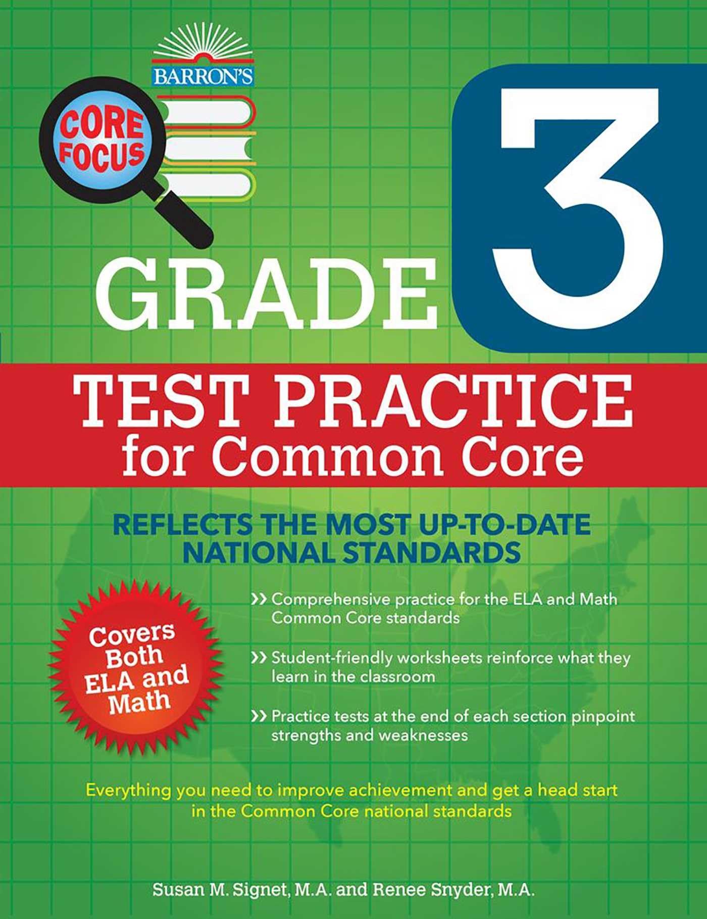 Core Focus Grade 3: Test Practice for Common Core (Barron's Test Prep)