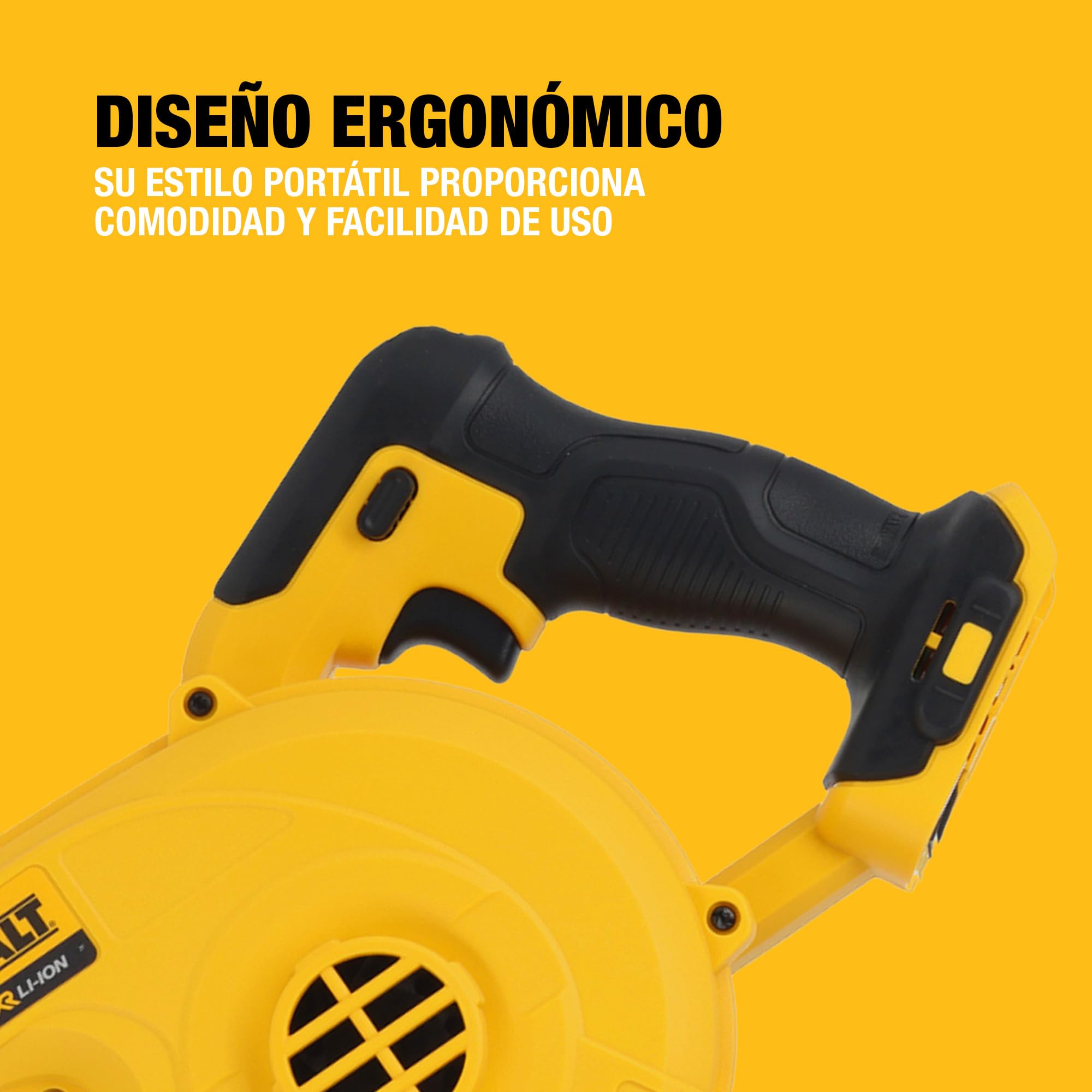 DEWALT Soplador Compacto 18V XR, Solo Herramienta, DCV100-XJ