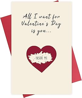 Scratch Valentines Day Card, Funny Vday Scratch Off Card, Unique Valentines Card for Husband Boyfriend