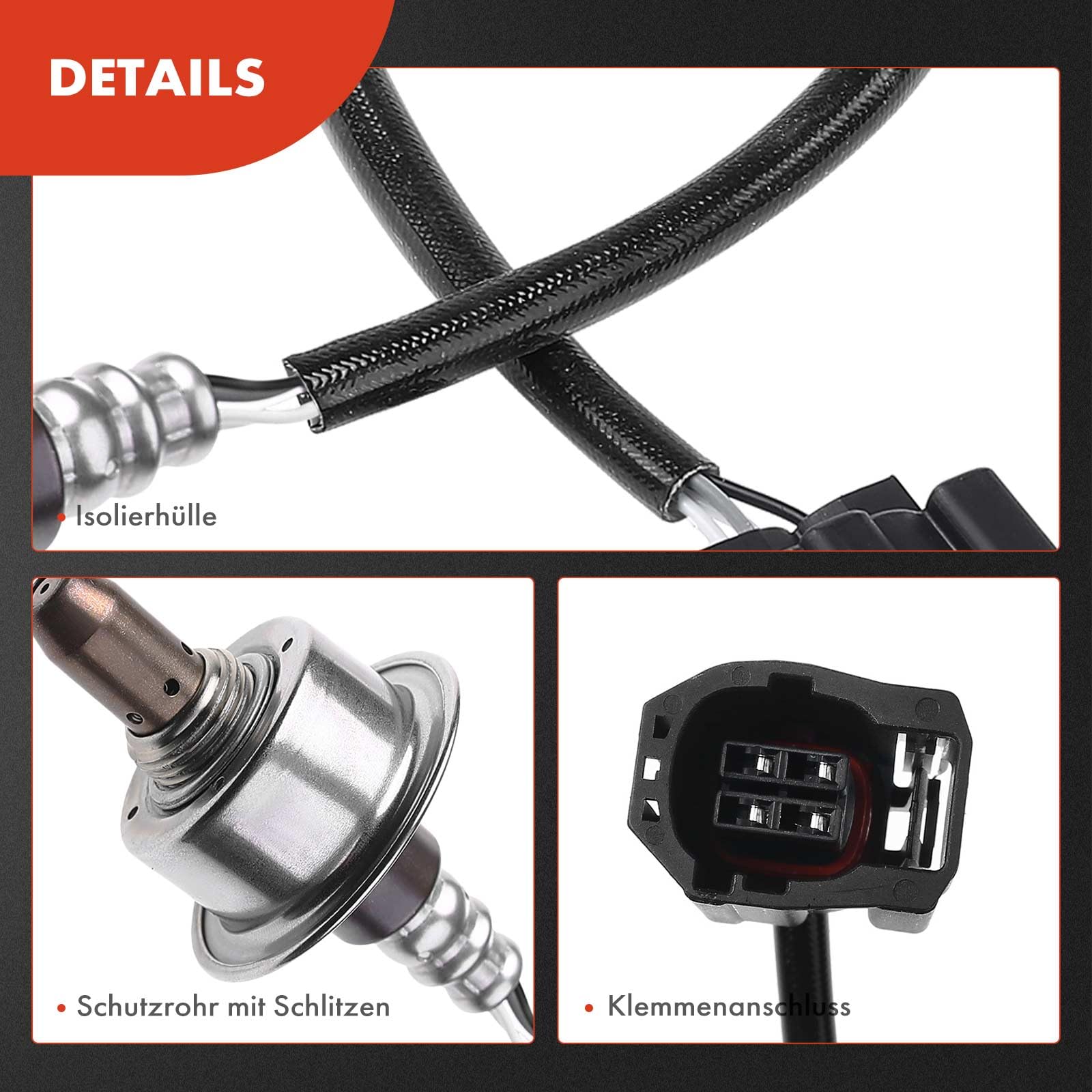 Frankberg Sonda lambda prima del convertitore catalitico sensore di | Compatibile con: 3 Saloon BL, 2 DE DH, 3 BL