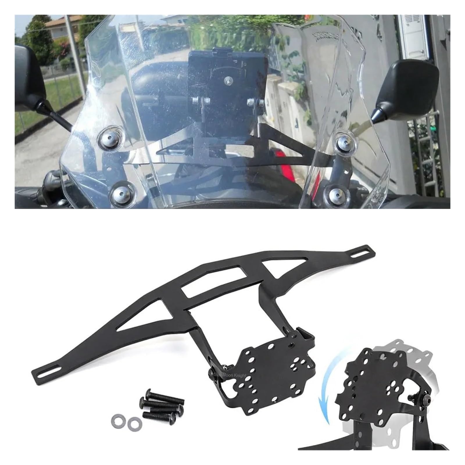 Telephone Moto Rotation pour Suzuki pour Vstrom 1000 DL1000 2014-2017 Support De Téléphone GPS pour Moto Support De Téléphone Portable Support De Navigation Porte Téléphone Vélo