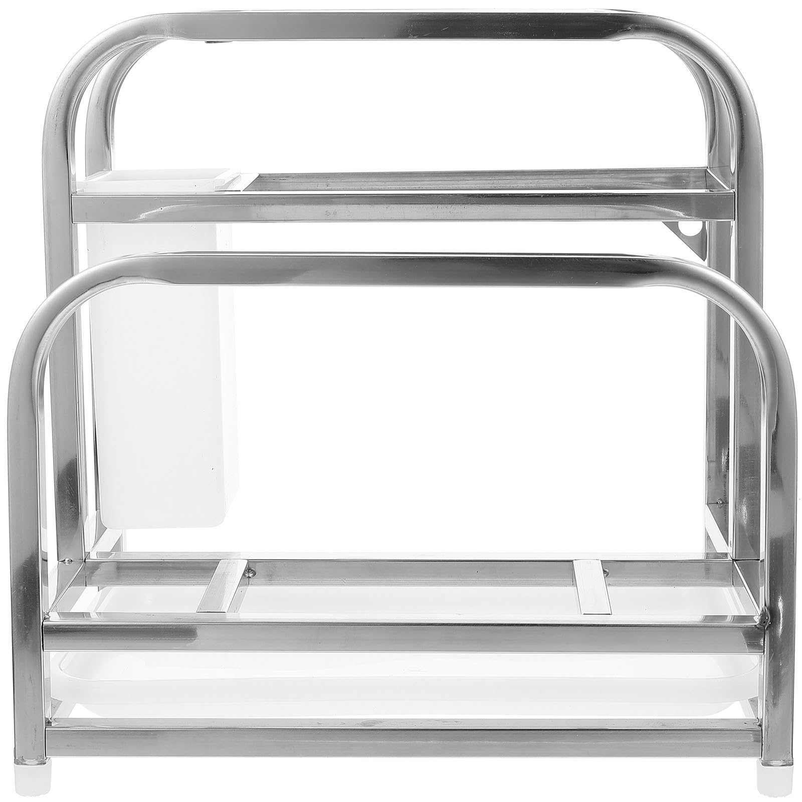 Soporte de Almacenamiento de Cocina para Palillos y Tabla, Acero Inoxidable
