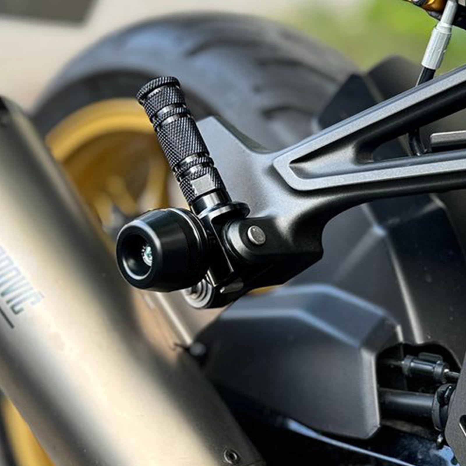 Amazon | バイク用リアタンデムステップ スライダー ニンジャ400 (18 