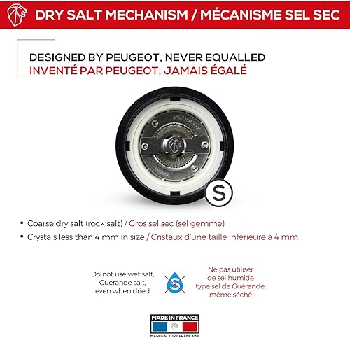 Miniatura 3 de Peugeot Molinillo de sal Paris u'Select, 7.09in. 8.67in, lacado blanco