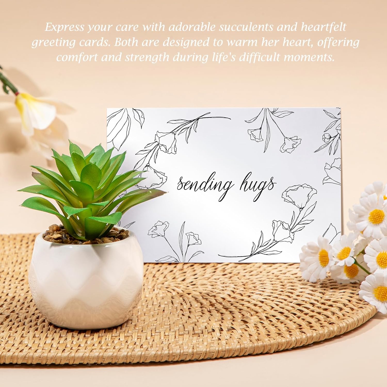 Sympathy Gift Baskets Sympathy Gifts for Loss of Loved One Hug in a Box for Women Bereavement Gifts Ideas Get Well Soon Gift Condolence Basket Miscarriage Thinking of You Care Package for Women - Image 9