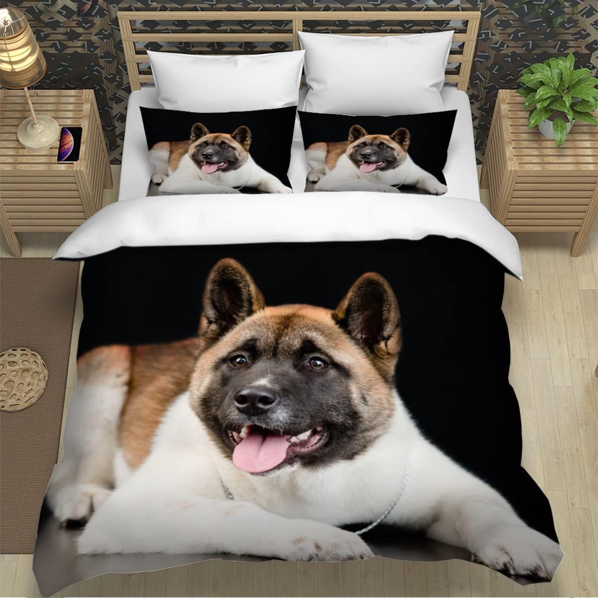 Housse de couette 220x240 chien pour une chambre d'adulte chaleureuse
