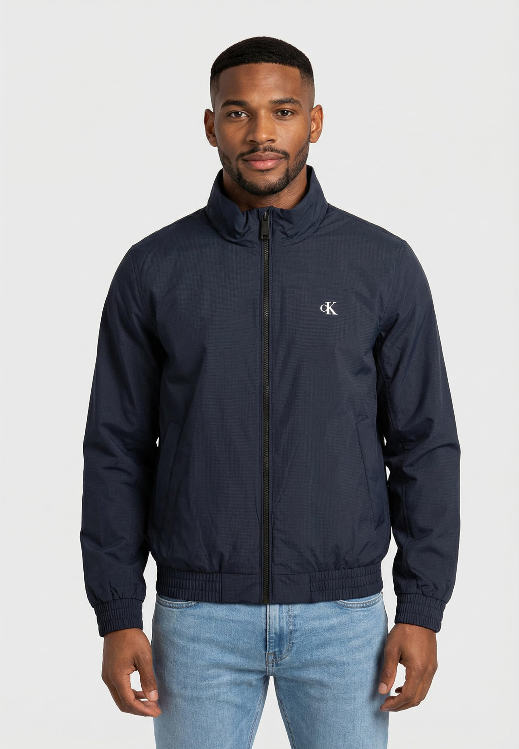 Calvin Klein Ls Ripstop Padded Harrington Jkt Lv04re515g Giacche Unisex - Adulto