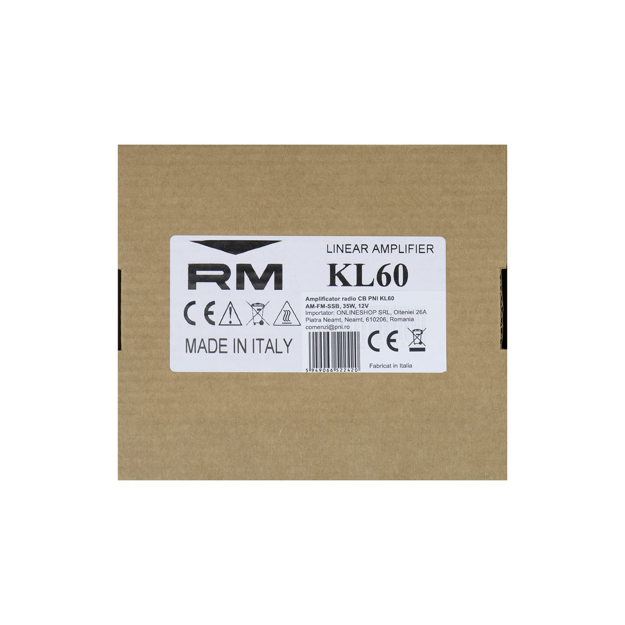 Verstärker CB PNI Radio KL60, AM-FM-SSB, 35 W, 12 V