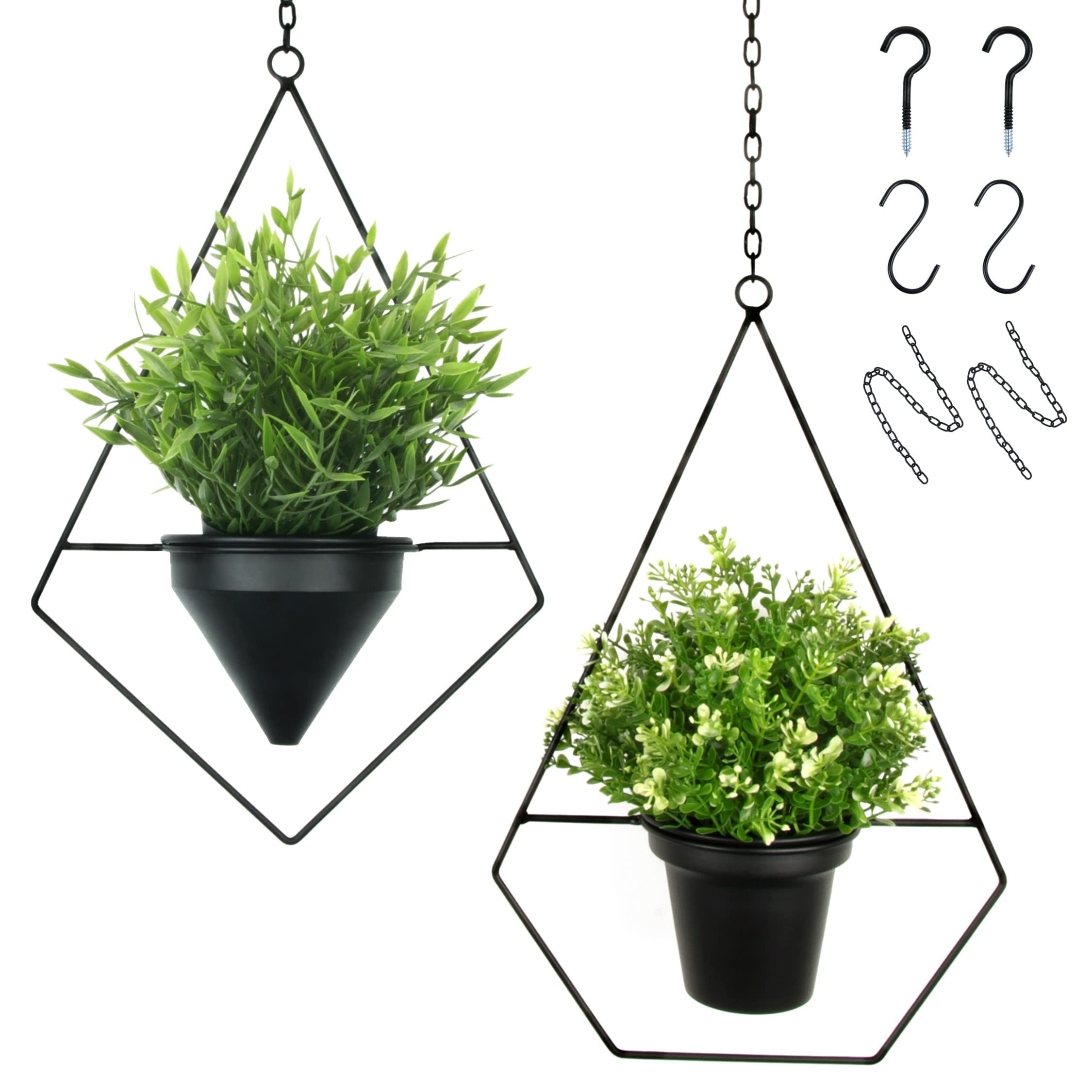 Pot De Fleurs Suspendu Miroir - Décoration Murale Disco Pour Intérieur Et Extérieur