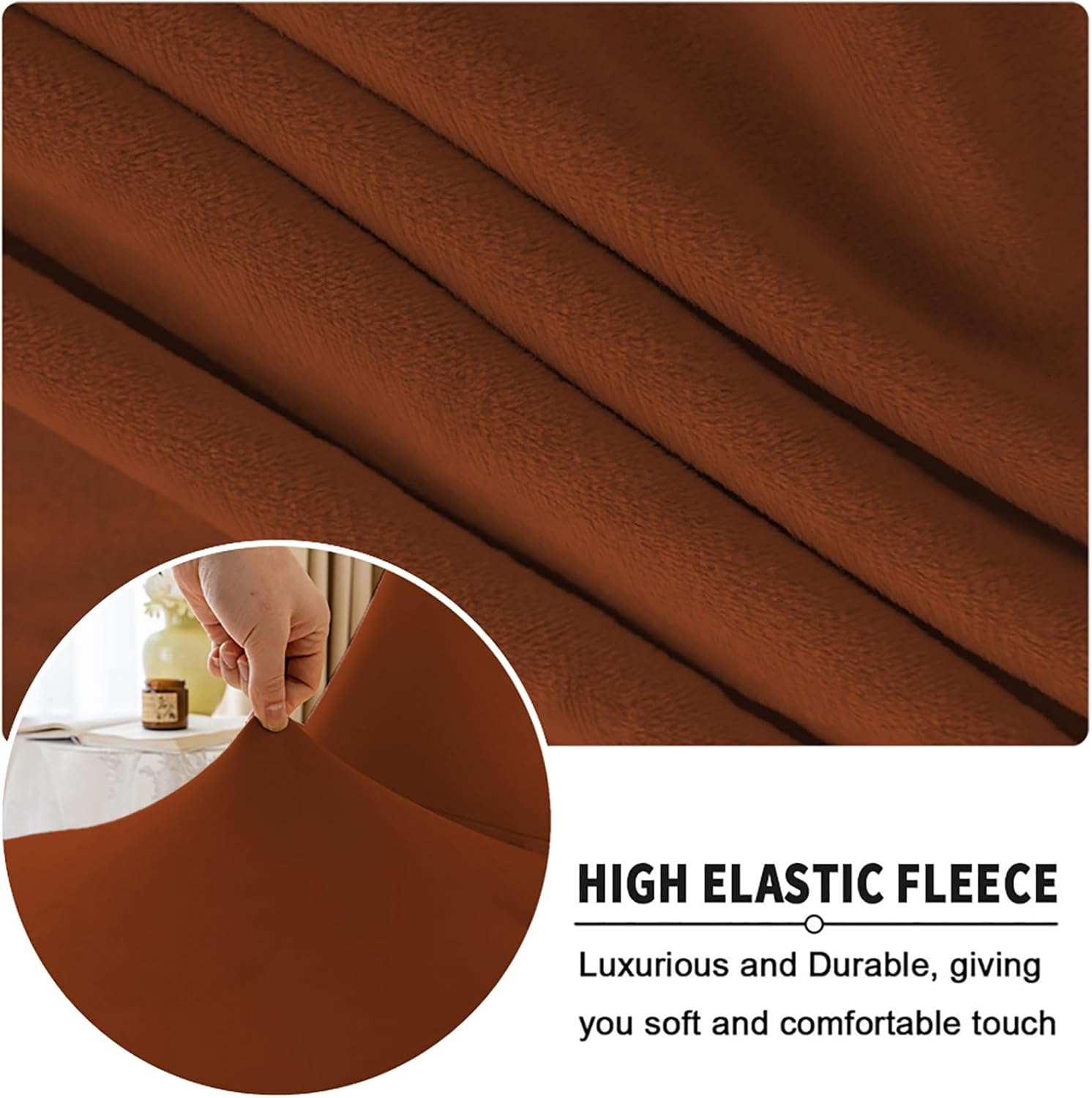 Curved Wingback Chair Covers for Dining Chairs, Velvet Dining Chair Covers Set of 2/4/6, Armchair Chair Cover Mid Century Modern Accent Seat Slipcover