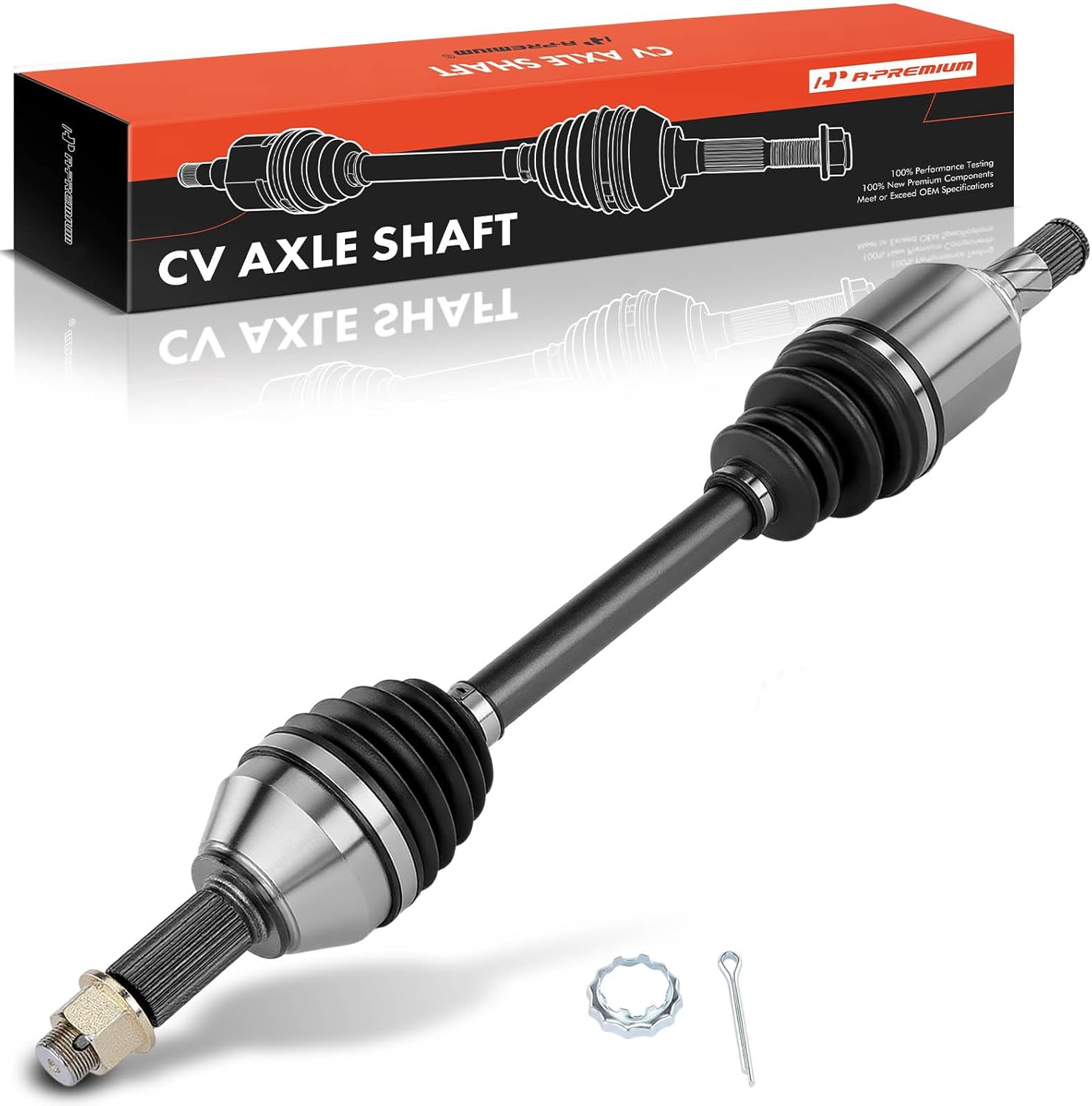 A-Premium CV Axle Shaft Assembly Compatible with Infiniti QX60 2014-2017 2.5L & Nissan Pathfinder 2014 2.5L, Murano 2015-2018 3.5L, Front Left Driver Side