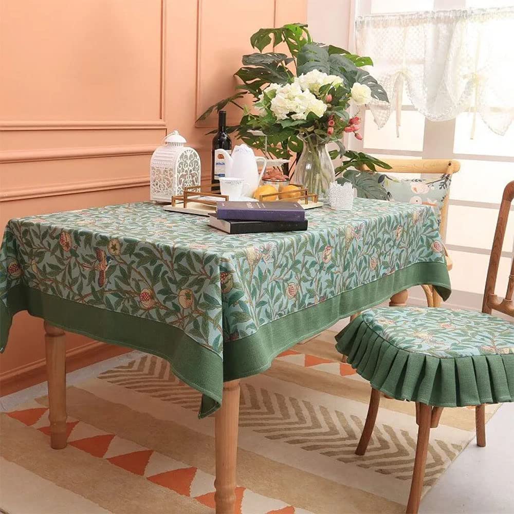 Nappe rectangulaire style campagne pour vos repas de cuisine et pique-niques en plein air