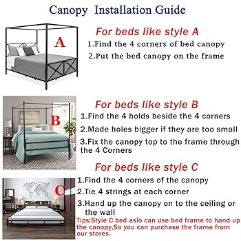 Amazon｜プリンセス 4 コーナーポストベッドキャノピー